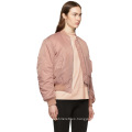 Nueva chaqueta bomber de color sólido OEM para mujer